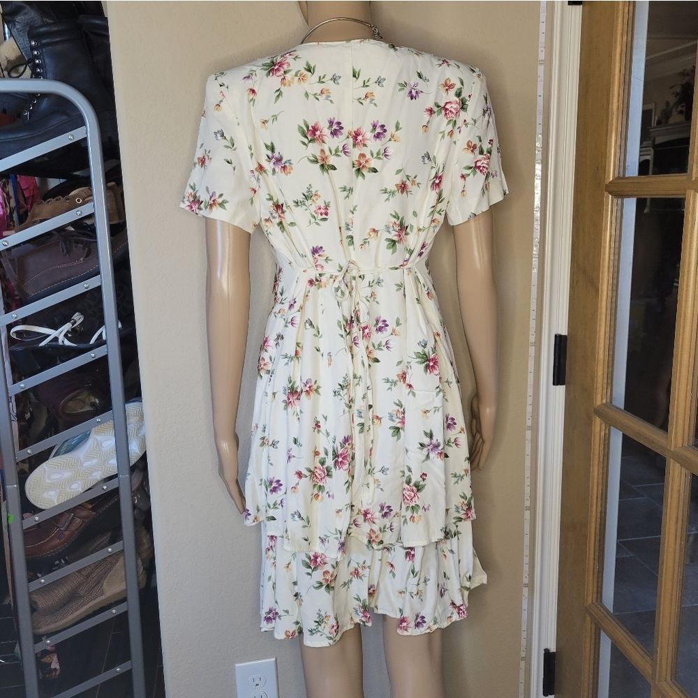 Vintage MEG LAUREN floral dress - Picture 10 of 14